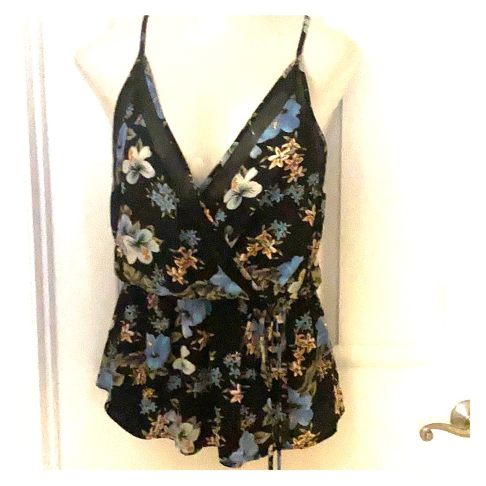 Floral Top with lots of cute details